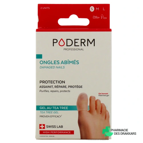 Poderm Capuchon d'Orteil Ongles Abîmés