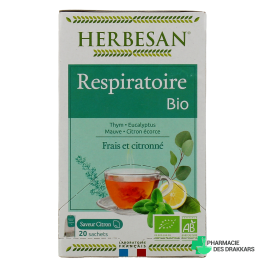 Herbesan Infusion Bio Respiratoire 20 sachets