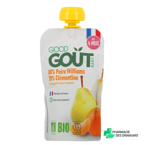 Good Goût Compote Bébé dès 4 mois