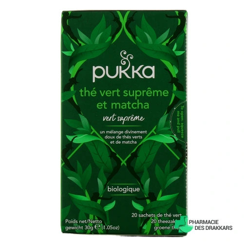 Pukka Thé Vert Matcha Suprême Bio