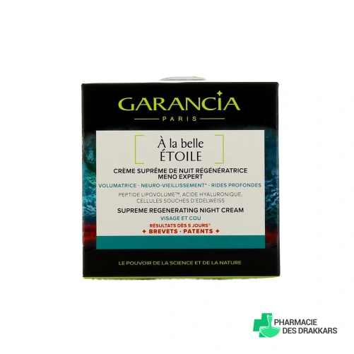Garancia A la Belle Etoile Crème Suprême De Nuit Régénératrice Meno Expert