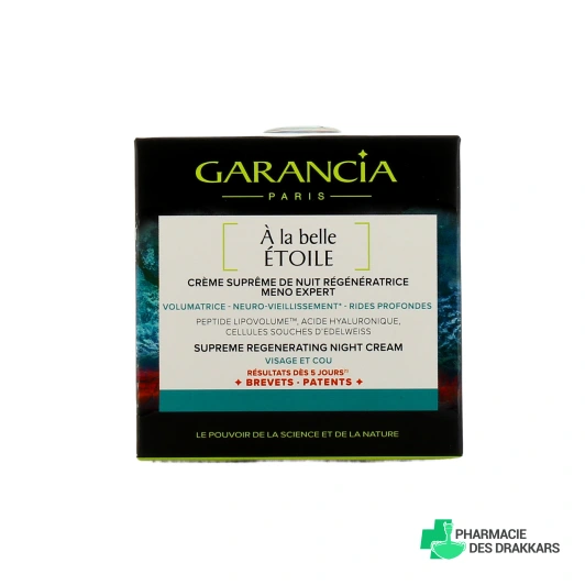 Garancia A la Belle Etoile Crème Suprême De Nuit Régénératrice Meno Expert