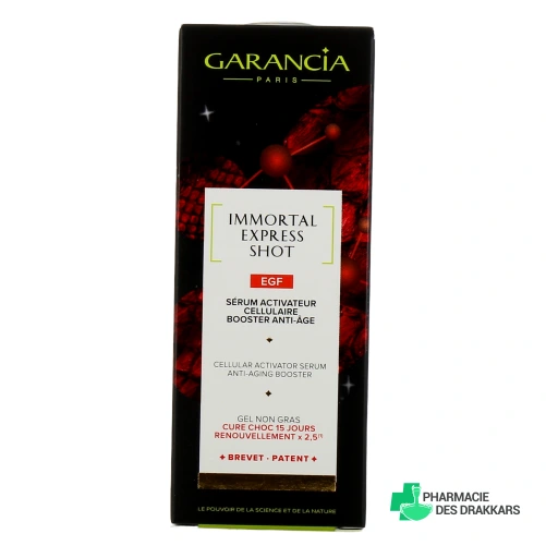 Garancia Immortal Express Shot EGF Sérum Activateur Cellulaire