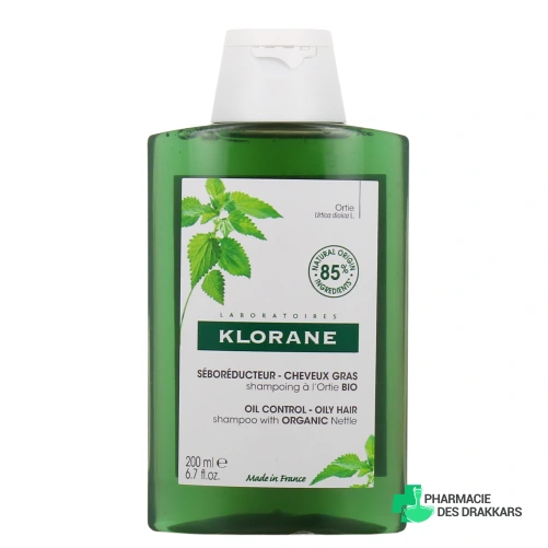 Klorane Shampooing à l'Ortie Séboréducteur - Vue 360°