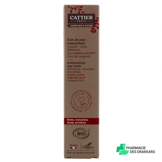 Cattier Soin de Jour Redensifiant Bio