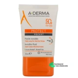 A-Derma Protect Pocket Fluide Invisible SPF 50+ - Vue 360°