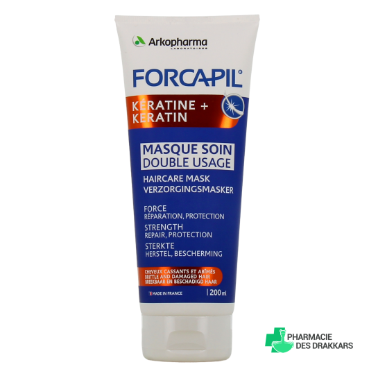 Forcapil Kératine+ Masque Soin Double Usage