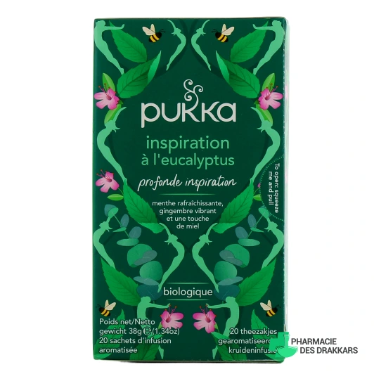 Pukka Tisane Inspiration à l'Eucalyptus Bio