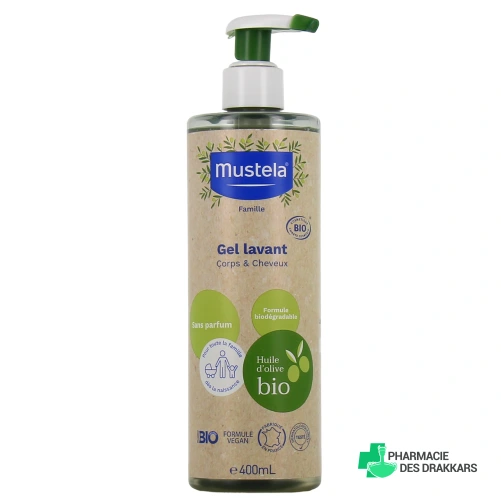 Mustela Gel Lavant Sans Parfum Bio