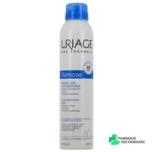 Uriage Xemose Brume SOS Anti-Grattage - Vue 360°