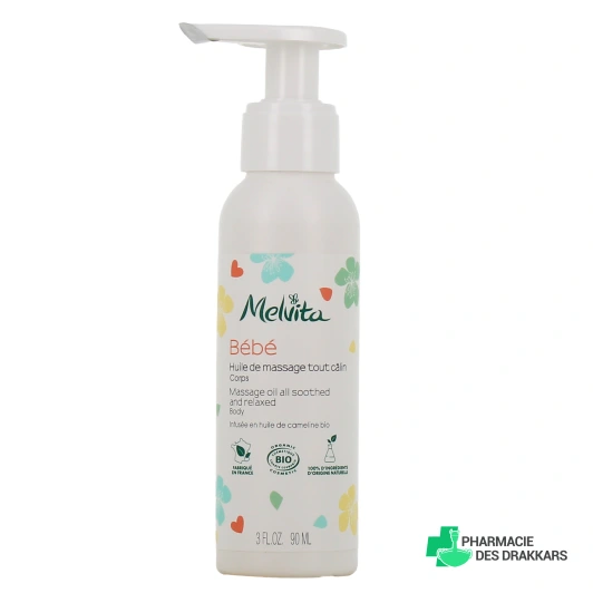 Melvita Huile de massage bébé