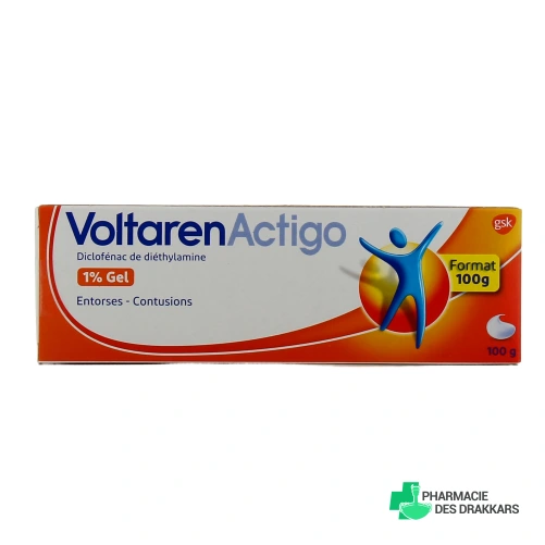VoltarenActigo 1% Gel Entorses - Contusions