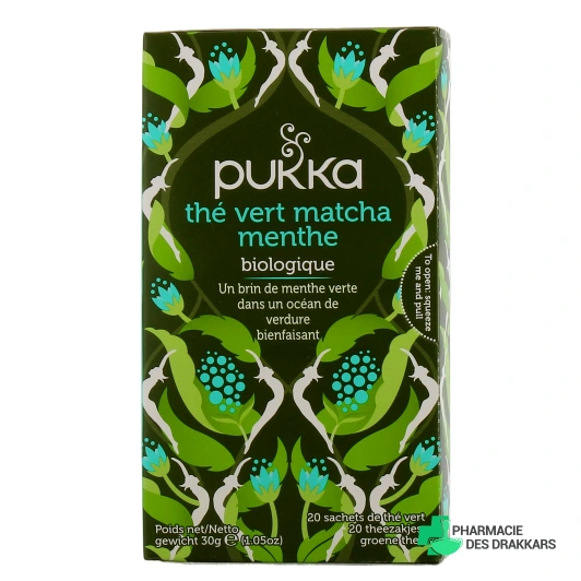 Pukka Thé Vert Matcha Menthe Bio