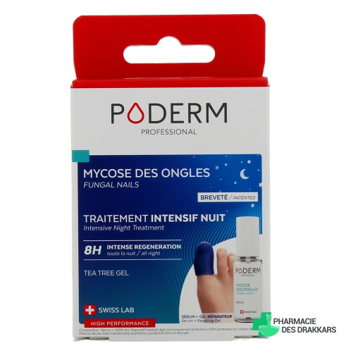 Poderm Mycose des Ongles Traitement Intensif Nuit