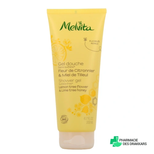 Melvita Fleur de citronnier et miel de tilleul Gel douche