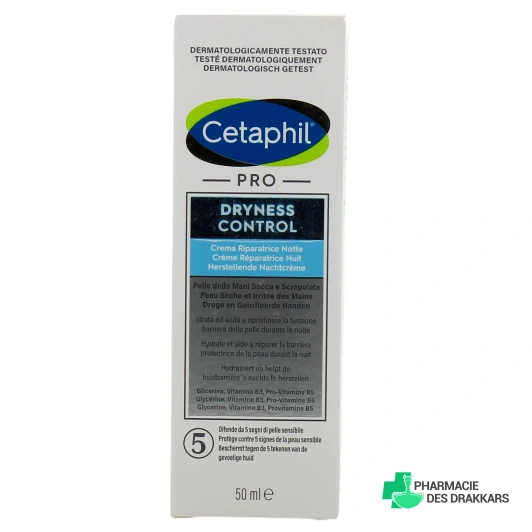 Cetaphil Pro Dryness Control Crème Mains Réparatrice Nuit