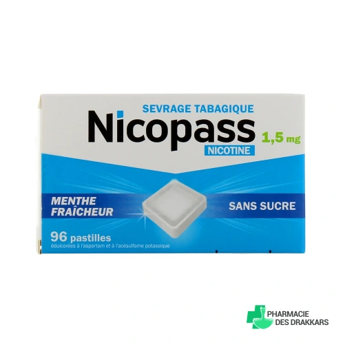 Nicopass 1,5mg pastilles
