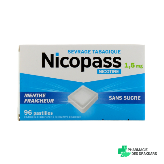 Nicopass 1,5mg pastilles