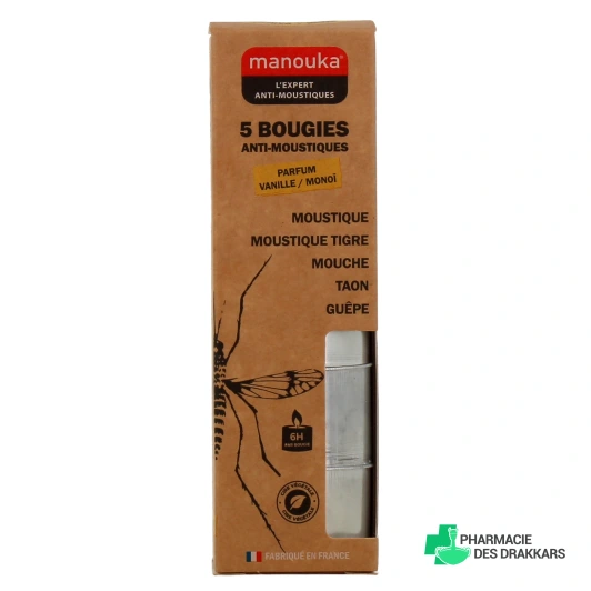 Manouka Bougie Anti-Moustiques
