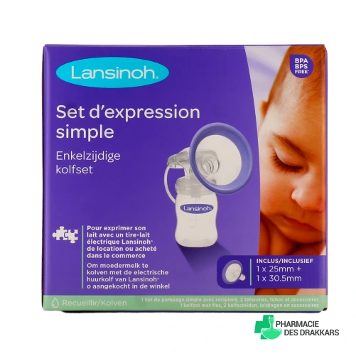 Lansinoh Set d'Expression pour Tire-Lait