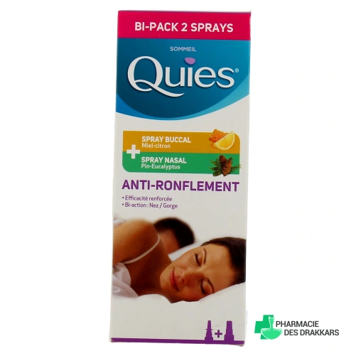 Quies Anti-ronflement Bi-Pack