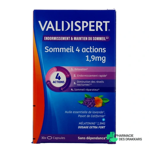 Valdispert Mélatonine 4 Actions