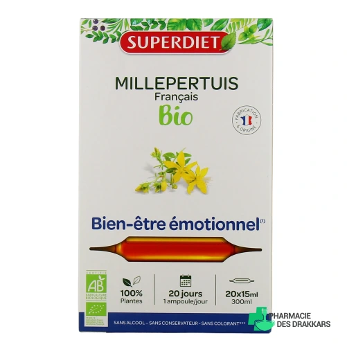 Super Diet Millepertuis Bio 20 ampoules