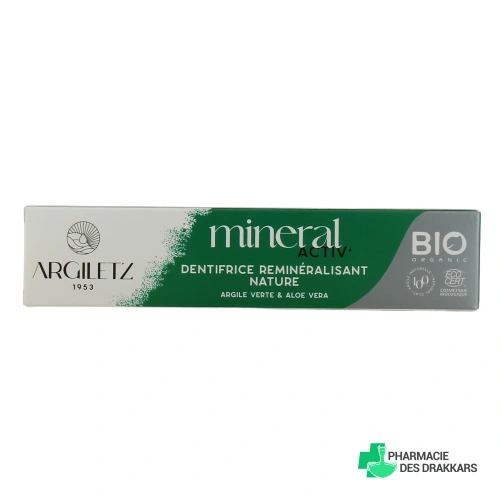 Argiletz Dentifrice Extrait d'Aloe Vera