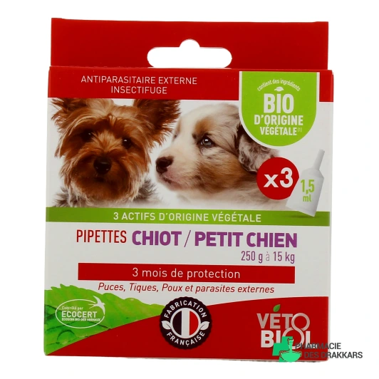 Biovetol Antiparasitaire Pipettes Chien