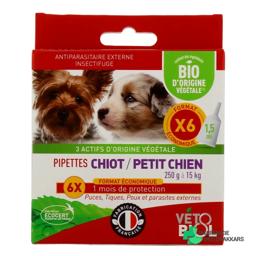Biovetol Antiparasitaire Pipettes Chien