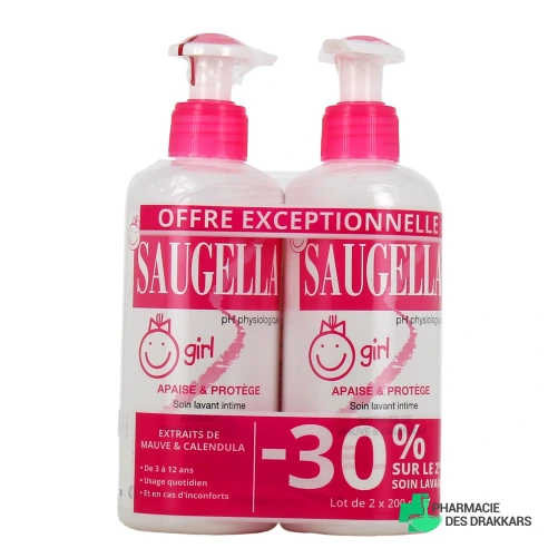 Saugella Girl émulsion lavante Hygiène Intime