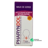 Pharyndol Spray Buccal Maux de Gorge - Vue 360°