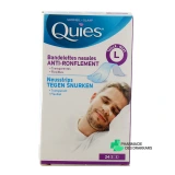 Quies Anti-ronflement 24 Bandelettes Nasales - Vue 360°