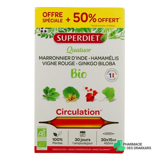 Super Diet Quatuor Circulation Bio