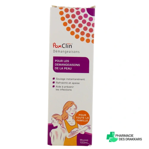 PoxClin Démangeaisons Mousse Apaisante