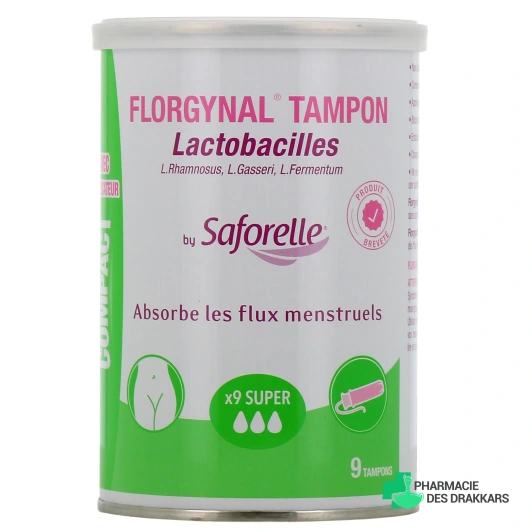 Florgynal Tampon Lactobacilles by Saforelle