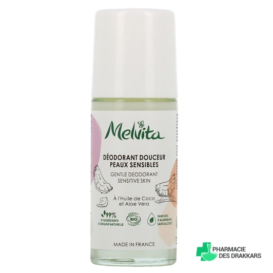 Melvita Déodorant Douceur Peaux Sensibles