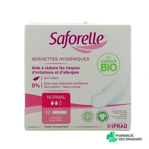 Saforelle Serviettes Hygiéniques Jour