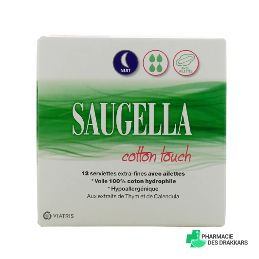 Saugella Cotton Touch Serviettes Extra-Fines
