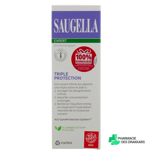 Saugella Expert Soin Lavant Intime Triple Protection