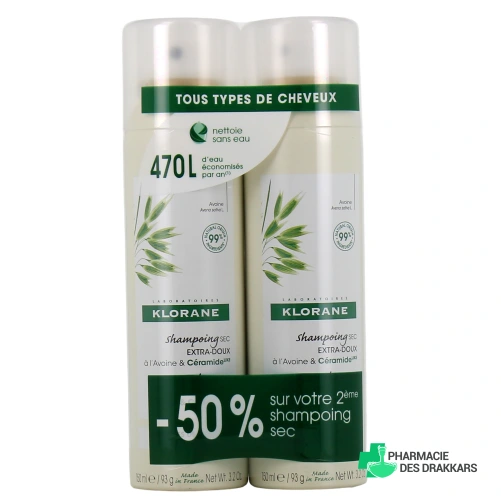 Klorane Shampoing Sec Avoine Céramide