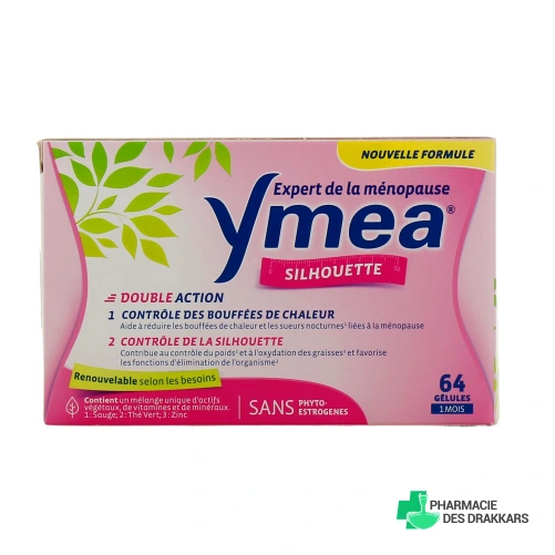 Ymea - ménopause silhouette - 64 ou 128 gélules