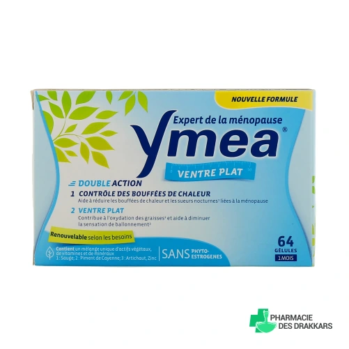 Ymea ménopause ventre plat 128 gélules
