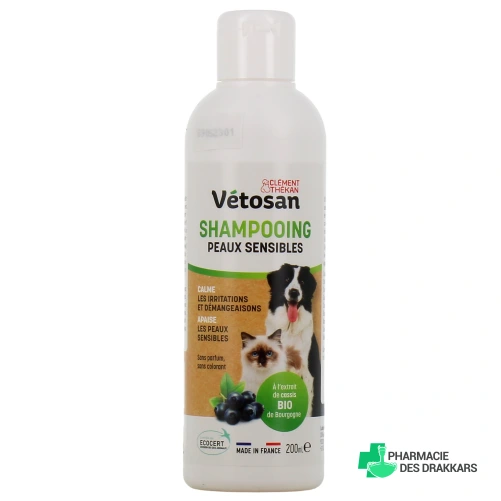 Clément Thékan Vétosan Shampooing Peaux Sensibles