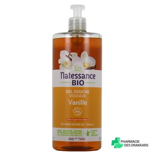 Natessance Gel douche Vanille fruitée