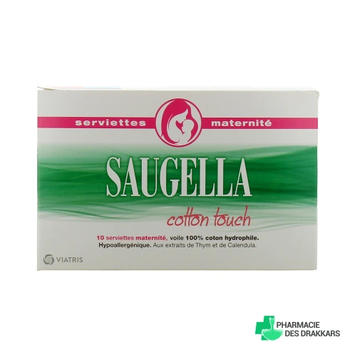 Saugella Cotton Touch Serviettes périodiques maternité