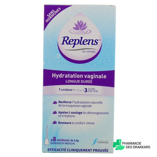Replens Gel Vaginal Hydratation Longue Durée
