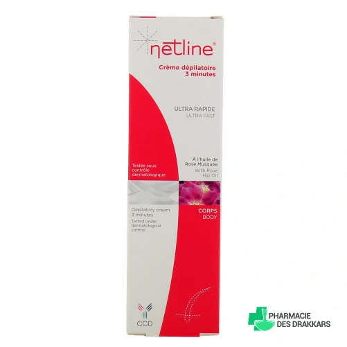 Netline Crème Dépilatoire Corps 3 minutes
