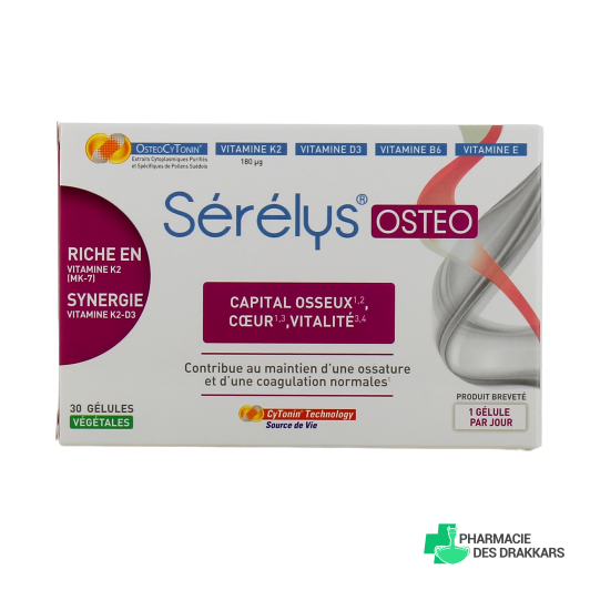 Serelys Osteo 30 gélules