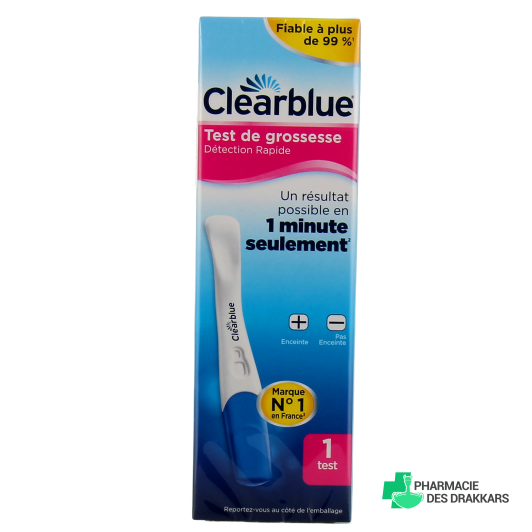 Test de grossesse détection rapide Clearblue